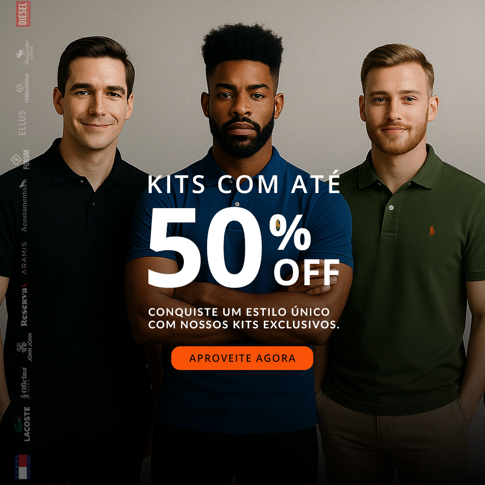 Kits com até 50% OFF